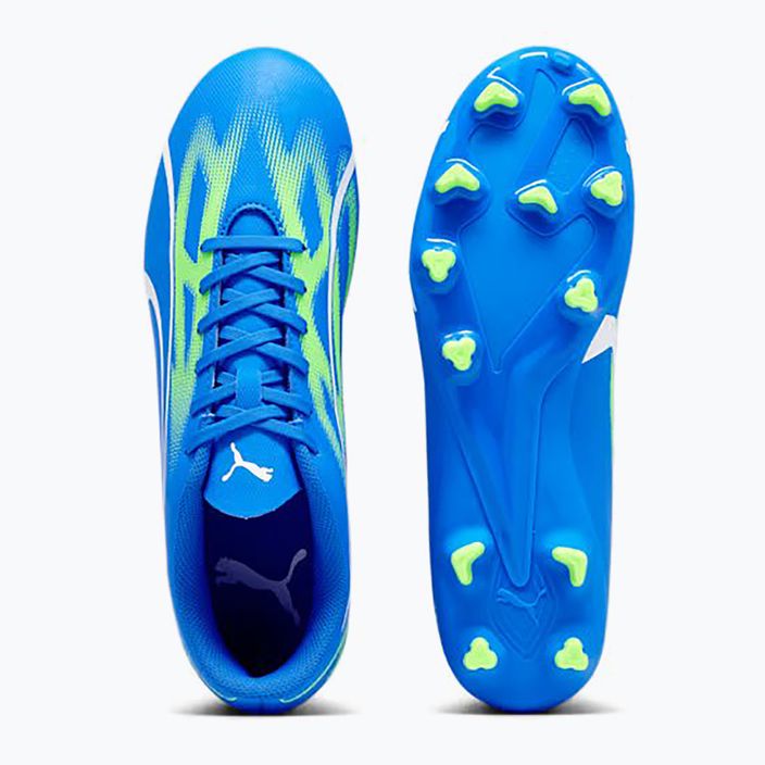 Мъжки футболни обувки PUMA Ultra Play FG/AG ultra blue/puma white/pro green 11