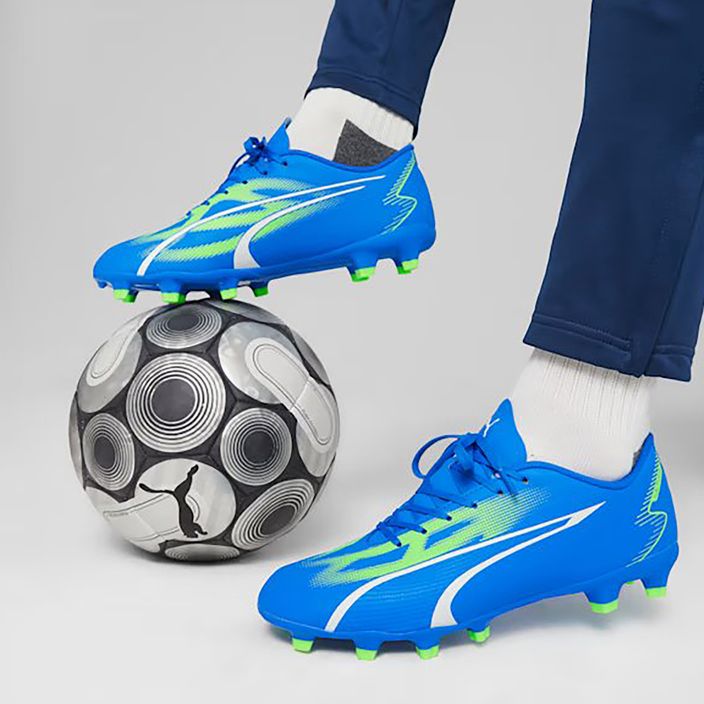 Мъжки футболни обувки PUMA Ultra Play FG/AG ultra blue/puma white/pro green 13