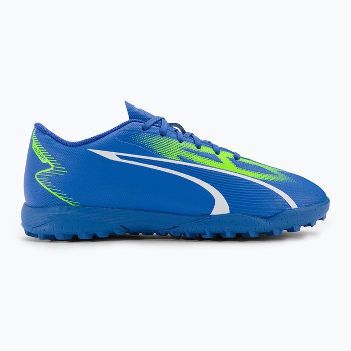 Детски футболни обувки PUMA Ultra Play TT Jr ултра синьо/пума бяло/про зелено 2
