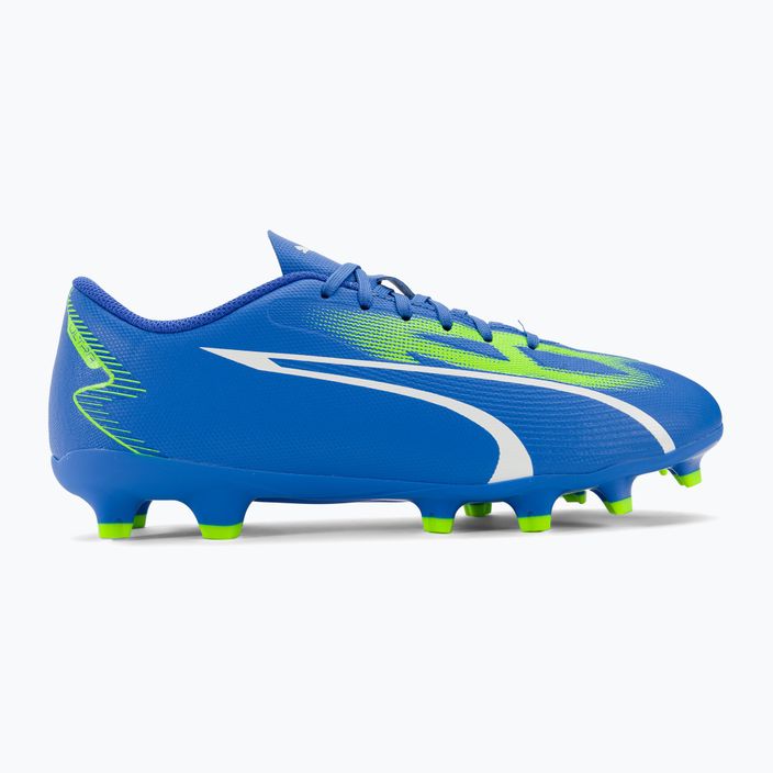 Детски футболни обувки PUMA Ultra Play FG/AG Jr ultra blue/puma white/pro green 2