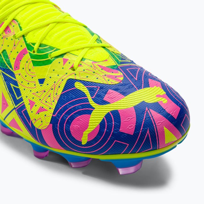 PUMA Future Match Energy FG/AG мъжки футболни обувки ултра синьо/жълто алармено/светло розово 7