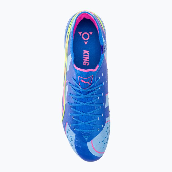 PUMA King Ultimate Energy FG/AG мъжки футболни обувки ултра синьо/светло розово/светло синьо 6