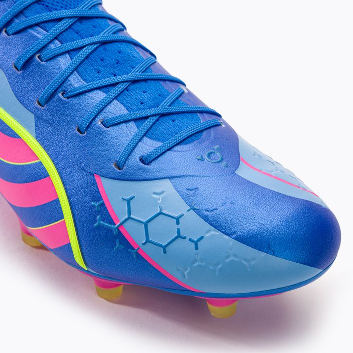 PUMA King Ultimate Energy FG/AG мъжки футболни обувки ултра синьо/светло розово/светло синьо 7