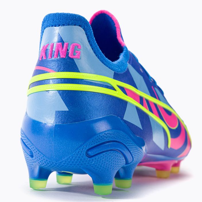 PUMA King Ultimate Energy FG/AG мъжки футболни обувки ултра синьо/светло розово/светло синьо 9