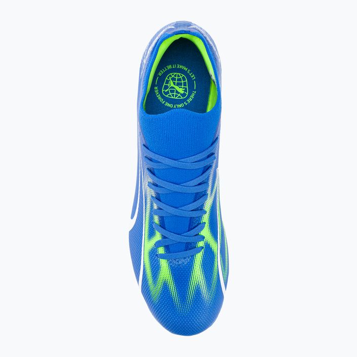 PUMA Ultra Match FG/AG мъжки футболни обувки ultra blue/puma white/pro green 6