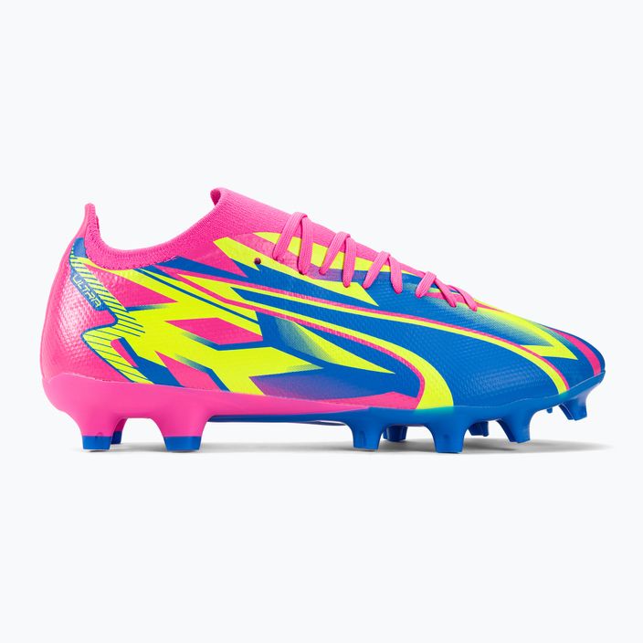 PUMA Ultra Match Energy FG/AG мъжки футболни обувки луминисцентно розово/жълто алармено/ултра синьо 2