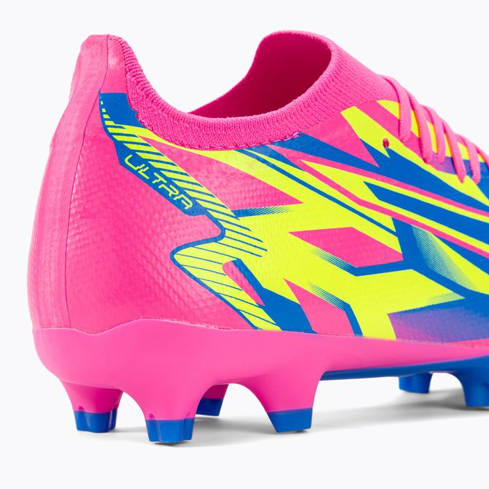 PUMA Ultra Match Energy FG/AG мъжки футболни обувки луминисцентно розово/жълто алармено/ултра синьо 9