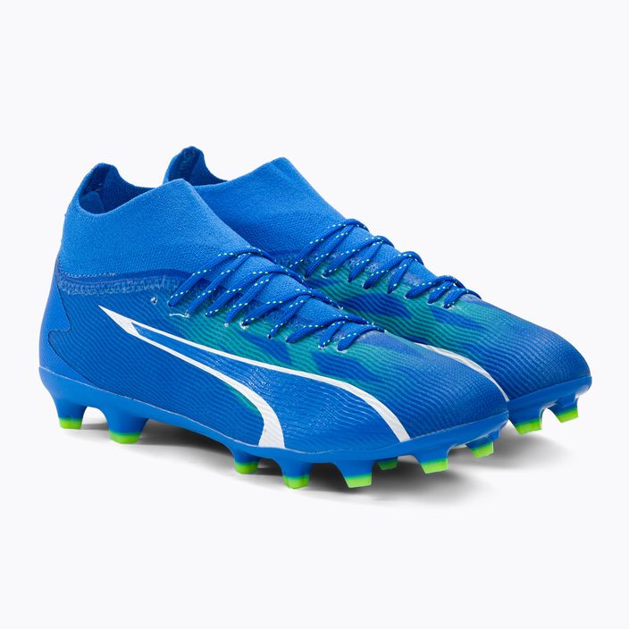 Детски футболни обувки PUMA Ultra Pro FG/AG Jr ultra blue/puma white/pro green 4