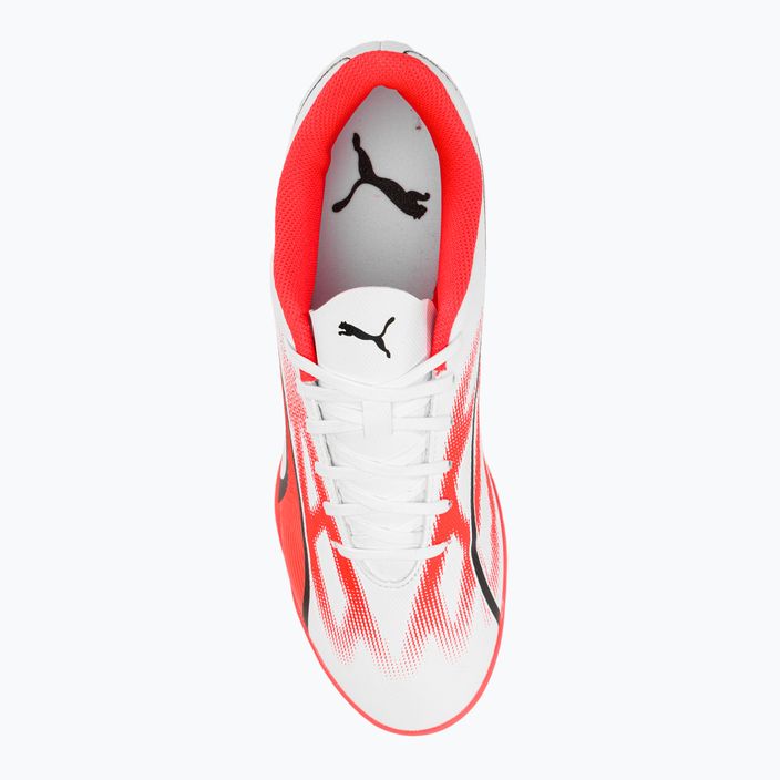 Мъжки футболни обувки PUMA Ultra Play FG/AG puma white/puma black/fire orchid 8