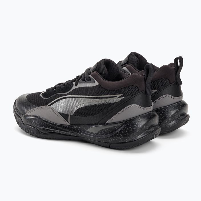Мъжки баскетболни обувки PUMA Playmaker Pro Trophies puma aged silver/cast iron/puma black 3