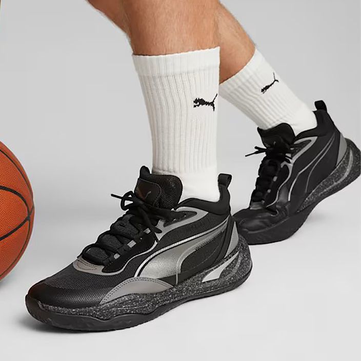 Мъжки баскетболни обувки PUMA Playmaker Pro Trophies puma aged silver/cast iron/puma black 13