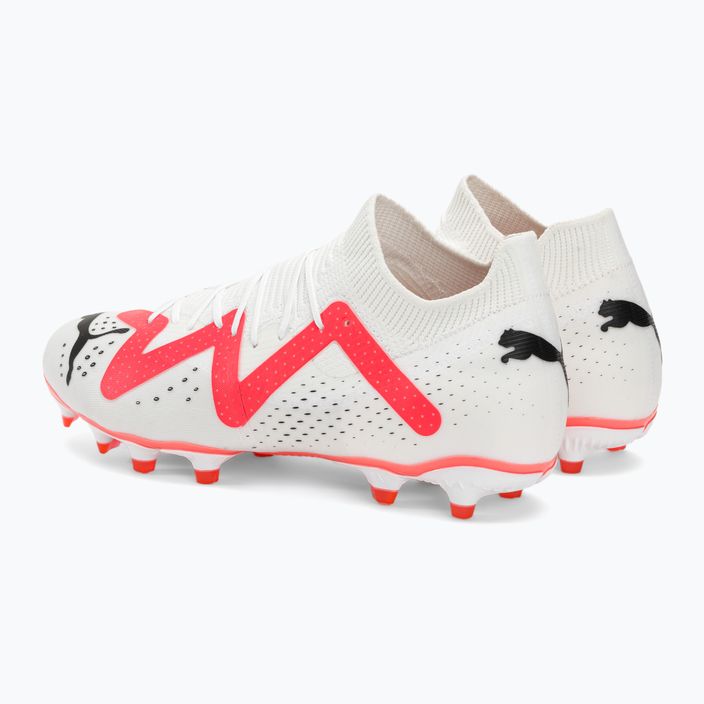 PUMA Future Match FG/AG мъжки футболни обувки puma white/puma black/fire orchid 3