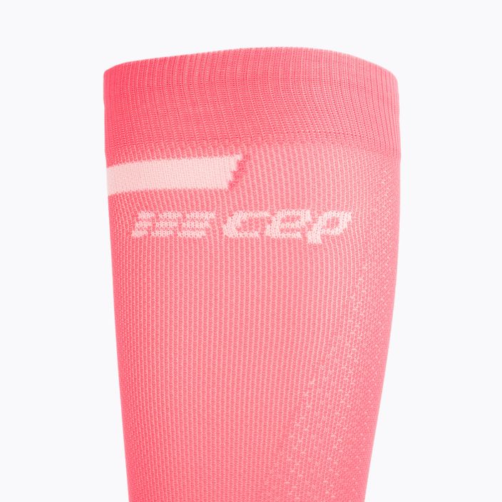CEP Tall 4.0 дамски чорапи за бягане с компресия розово/черно 3