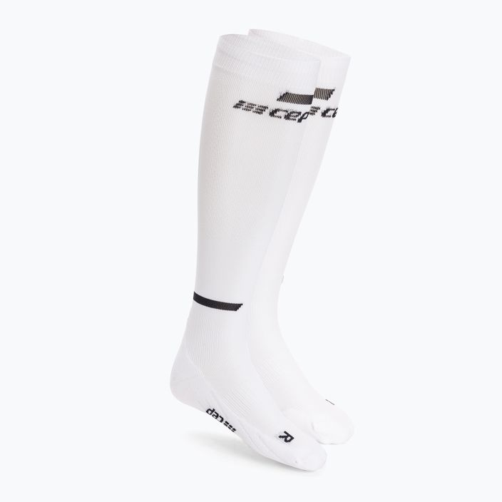 CEP Tall 4.0 мъжки чорапи за бягане с компресия бели