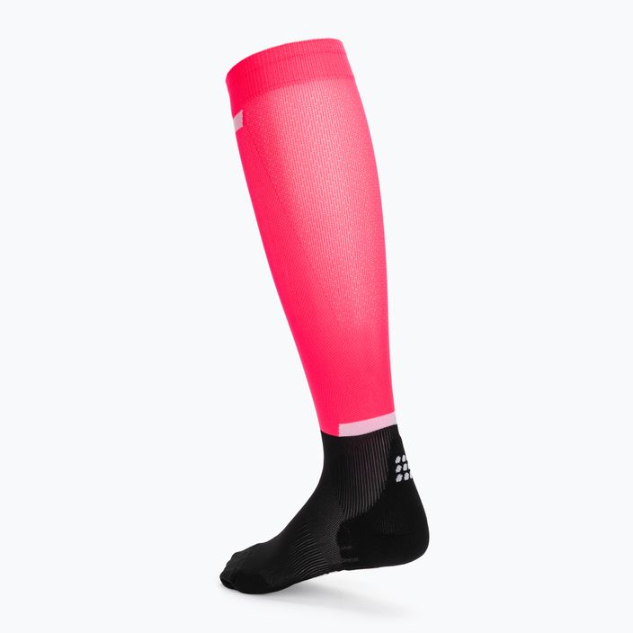 CEP Tall 4.0 мъжки чорапи за бягане с компресия розово/черно 2
