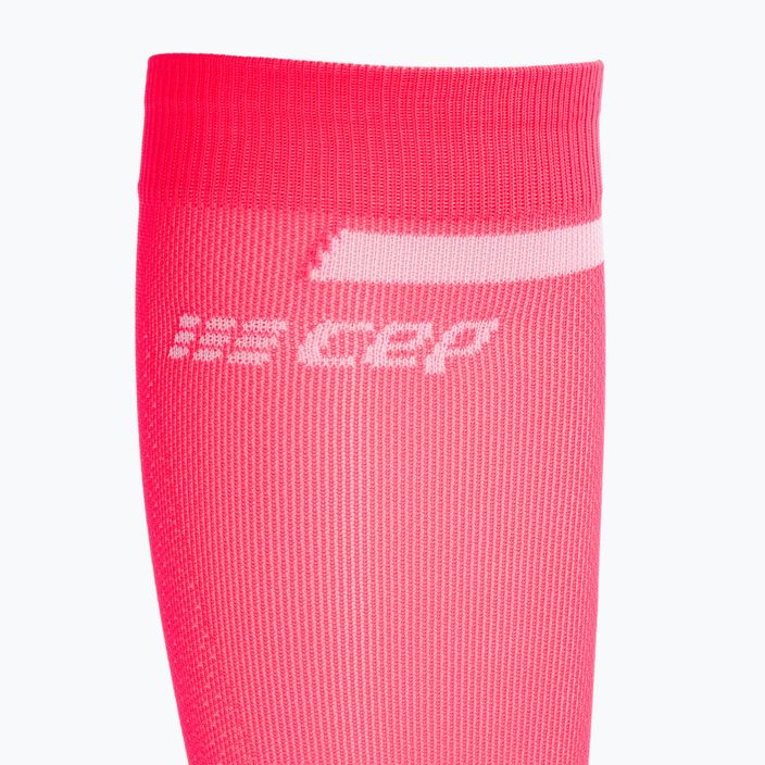 CEP Tall 4.0 мъжки чорапи за бягане с компресия розово/черно 3
