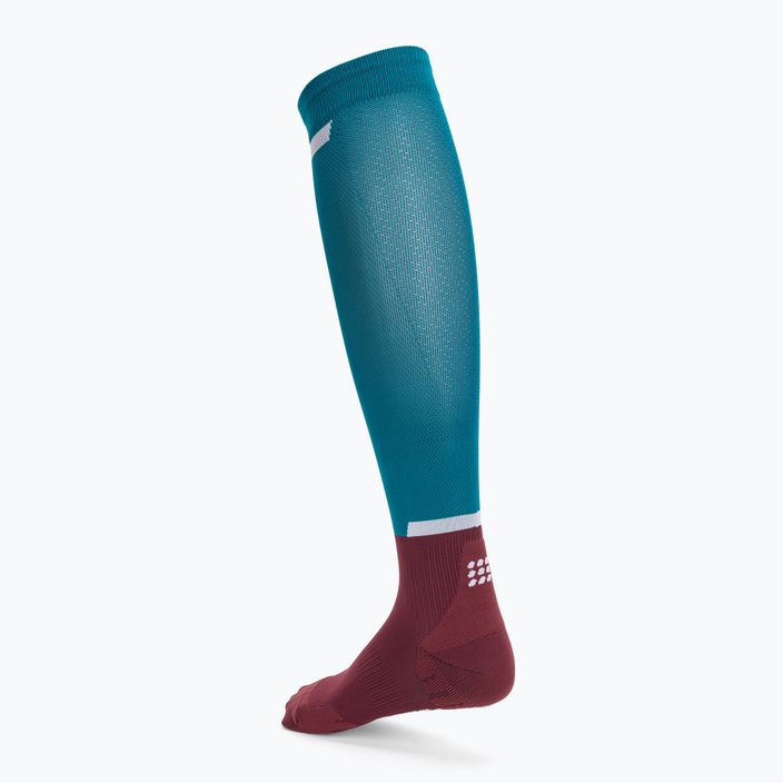 CEP Tall 4.0 мъжки компресионни чорапи за бягане бензин/тъмно червено 4