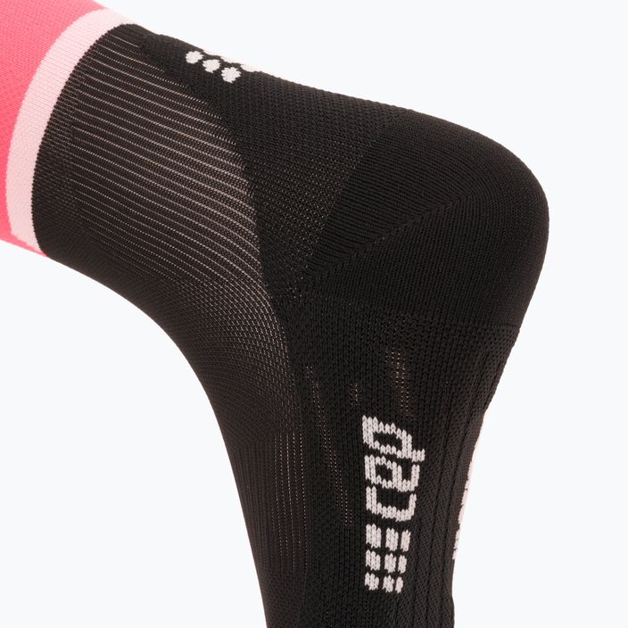CEP Компресивни чорапи за бягане за жени 4.0 Mid Cut розово/черно 4