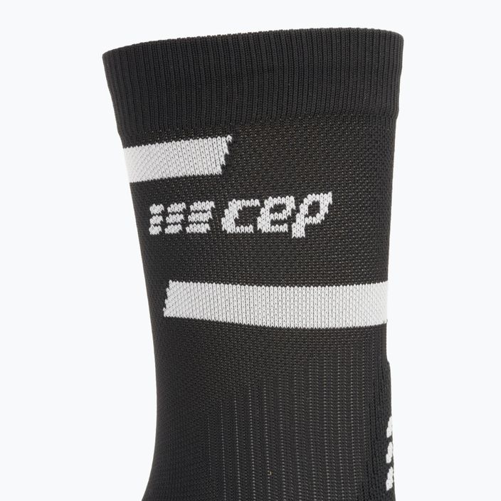 CEP Мъжки чорапи за бягане с компресия 4.0 Mid Cut черни 5