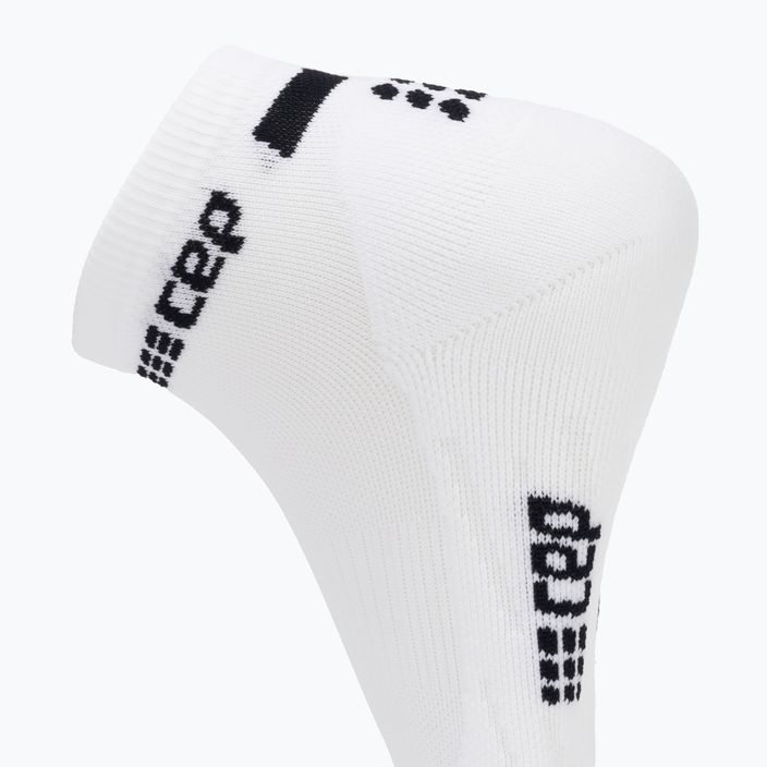 CEP Компресивни чорапи за бягане за жени 4.0 Low Cut White 4