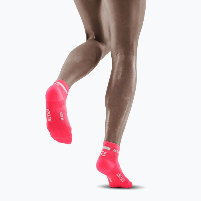 CEP Компресивни чорапи за бягане за жени 4.0 Low Cut розово 3