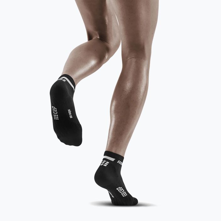 CEP Компресивни чорапи за бягане за жени 4.0 Low Cut черни 3