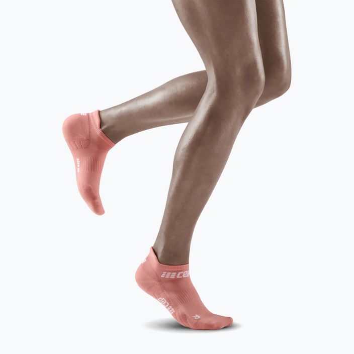 CEP Компресивни чорапи за бягане за жени 4.0 No Show rose 5