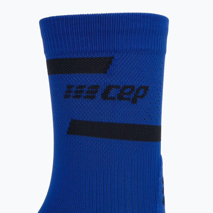 CEP Мъжки чорапи за бягане с компресия 4.0 Mid Cut сини 4