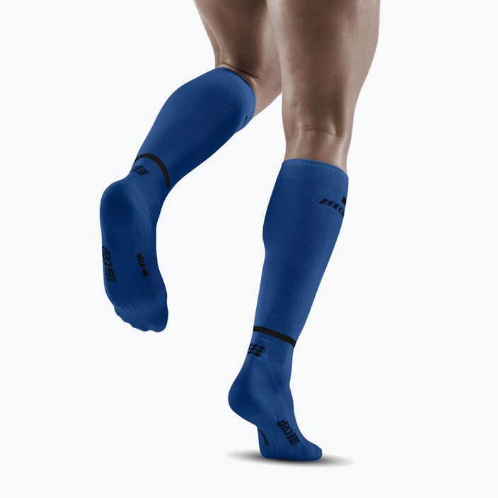 CEP Tall 4.0 мъжки компресиращи чорапи за бягане сини 6