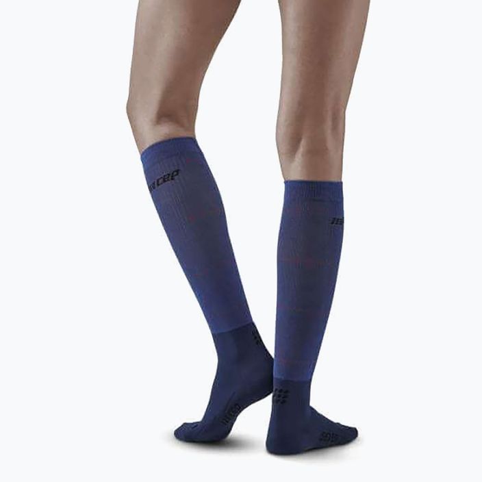 CEP Infrared Recovery дамски чорапи за компресия сини 8