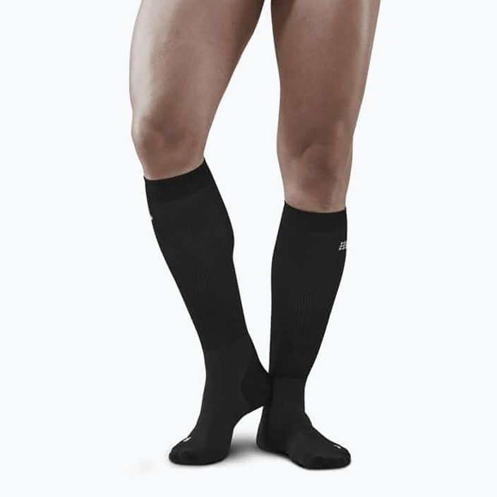 CEP Infrared Recovery мъжки чорапи за компресия черни/черни 2