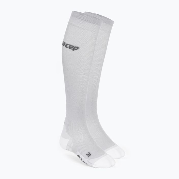 CEP Ултралеки въглеродни бели чорапи за бягане за жени