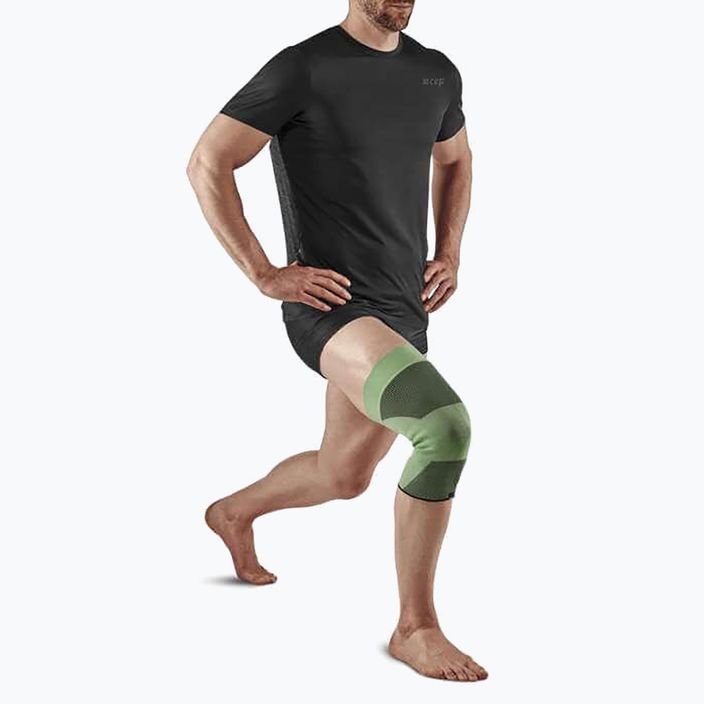 CEP Mid Support лента за компресия на коляното зелена 2