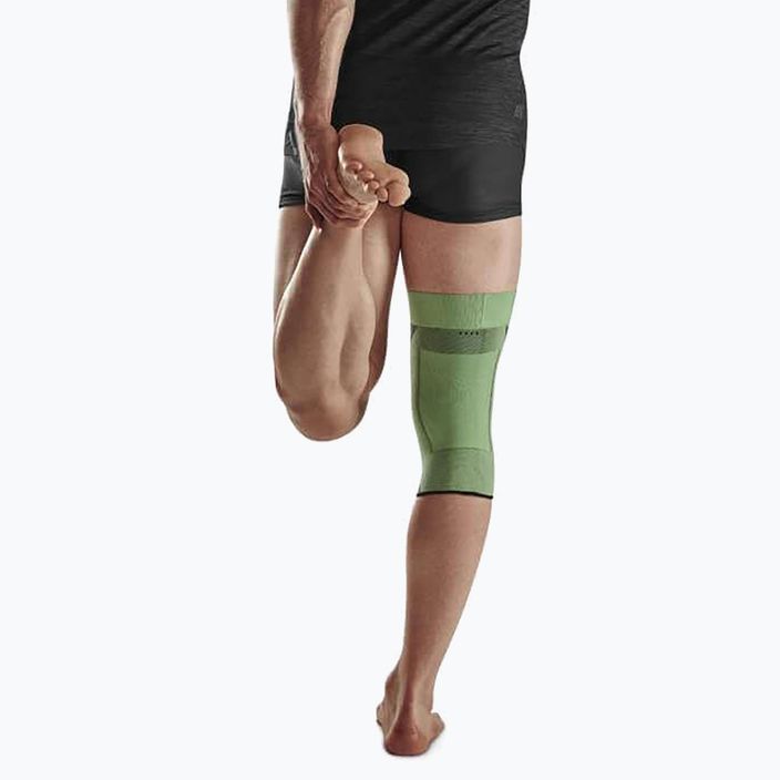 CEP Mid Support лента за компресия на коляното зелена 3