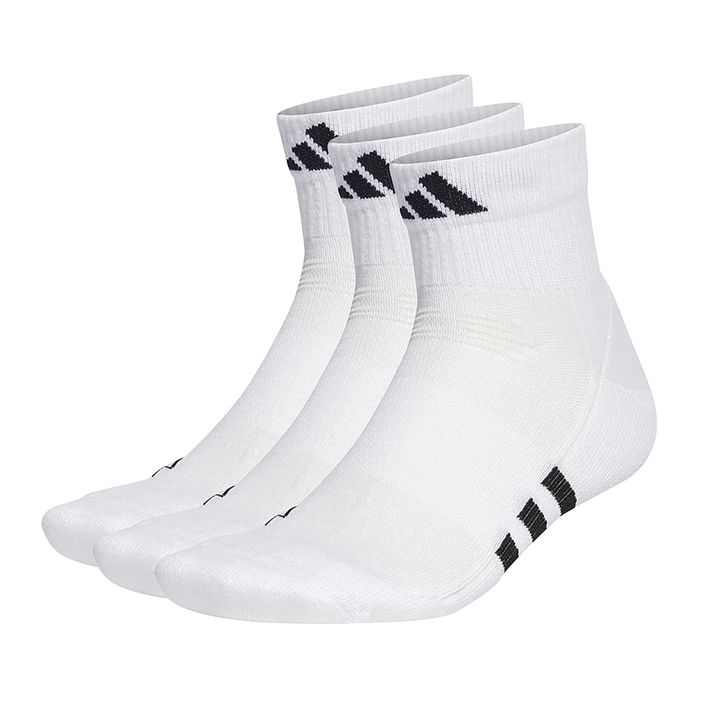 adidas Prf Cush Mid чорапи 3 чифта бели 2