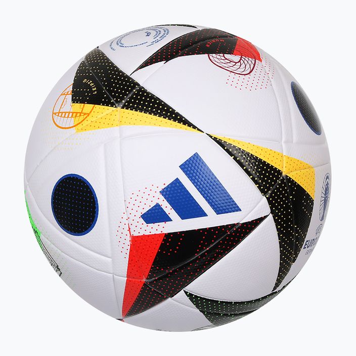 adidas Fussballliebe 2024 League Box white/black/glow blue size 4 football 2