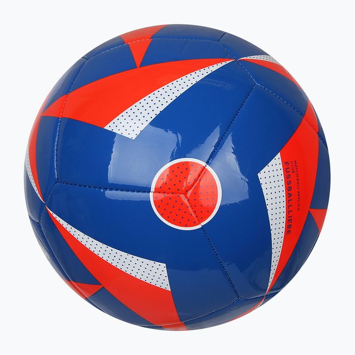 adidas Fussballiebe Club футболна топка синьо/соларно червено/бяло размер 5 3