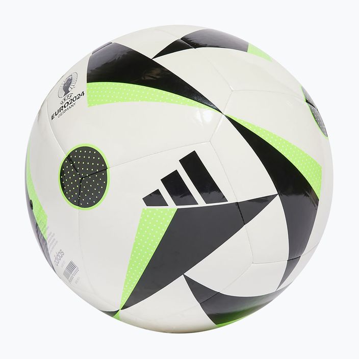 adidas Fussballiebe Club футбол бяло/черно/соларно зелено размер 4 2