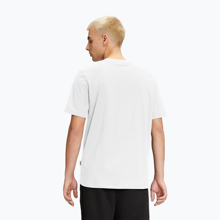 FILA Longyan Graphic ярко бяла мъжка тениска 3