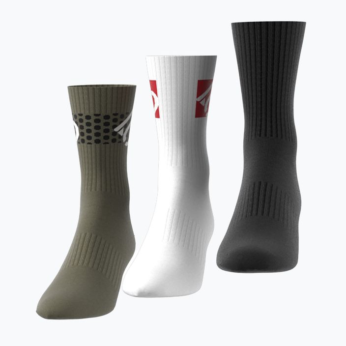 adidas FIVE TEN Cushioned Crew Sock 3 чифта маслинова страта/бяло/черно 7