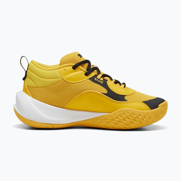 Детски баскетболни обувки PUMA Playmaker Pro JR yellow sizzle/puma blackl 3