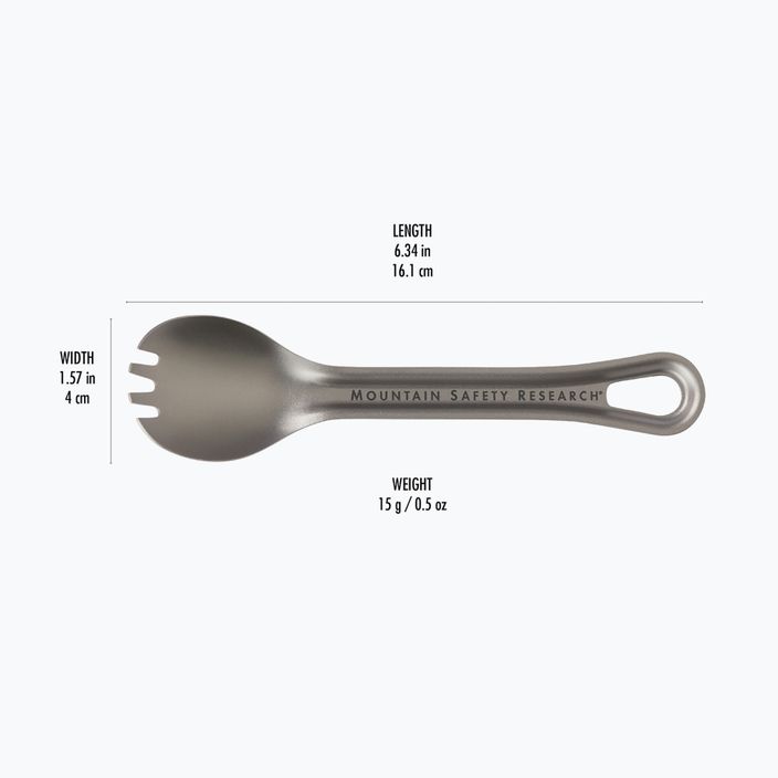 Туристическа лъжица-вилица MSR Titan Spork titanium 4