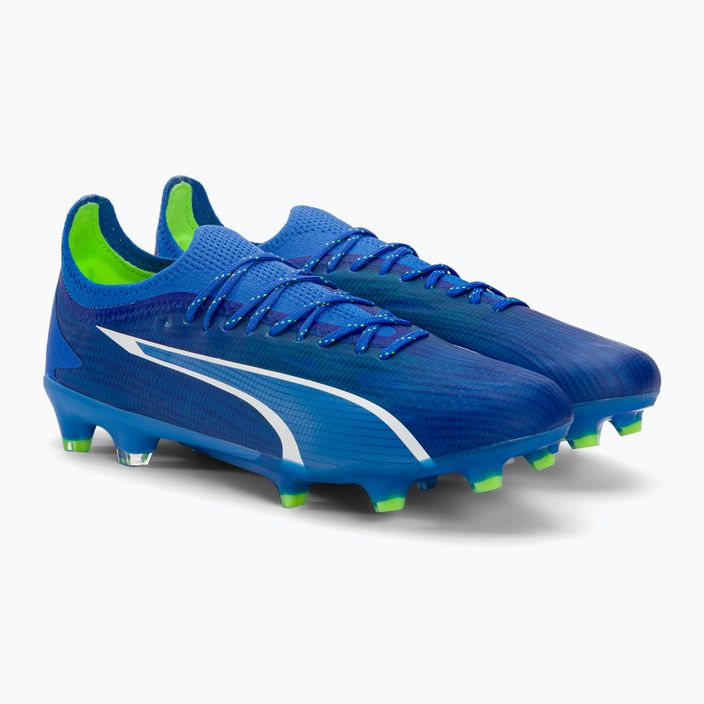 Мъжки футболни обувки PUMA Ultra Ultimate FG/AG ultra blue/puma white/pro green 4