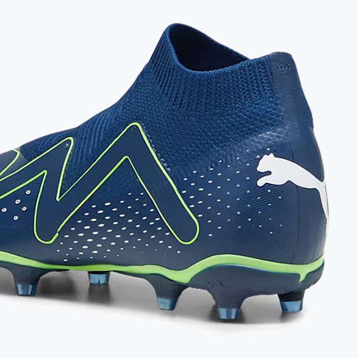 PUMA Future Match+ Ll FG/AG мъжки футболни обувки персийско синьо/пума бяло/про зелено 9
