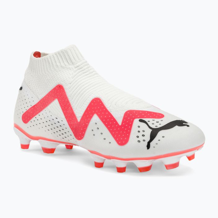 PUMA Future Match+ Ll FG/AG мъжки футболни обувки puma white/puma black/fire orchid