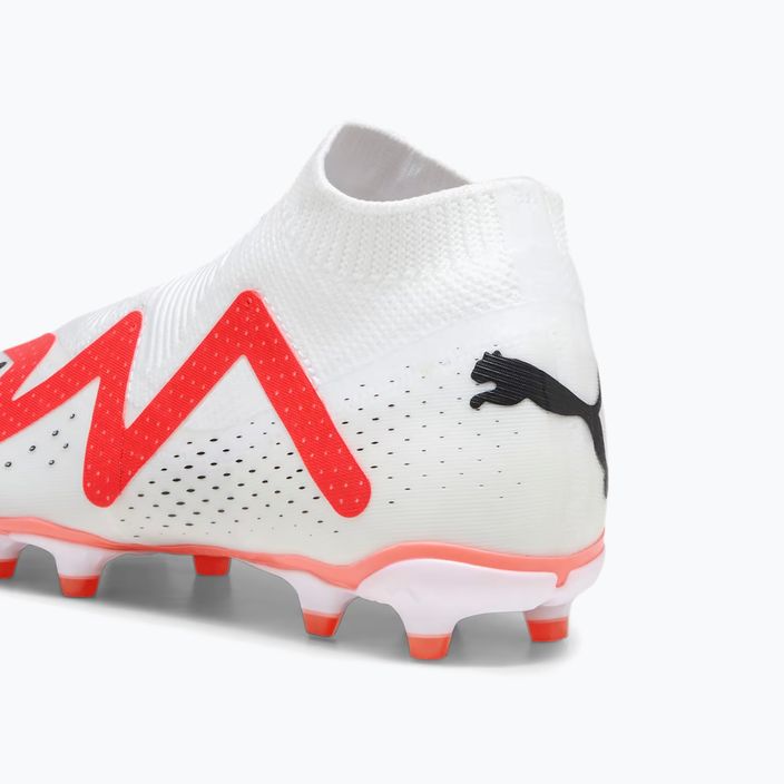 PUMA Future Match+ Ll FG/AG мъжки футболни обувки puma white/puma black/fire orchid 14