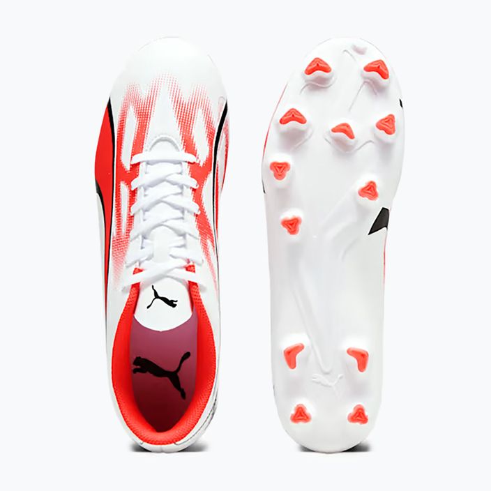 Мъжки футболни обувки PUMA Ultra Play FG/AG puma white/puma black/fire orchid 13