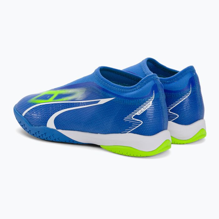 Детски футболни обувки PUMA Ultra Match LL IT + Mid Jr ultra blue/puma white/pro green 3