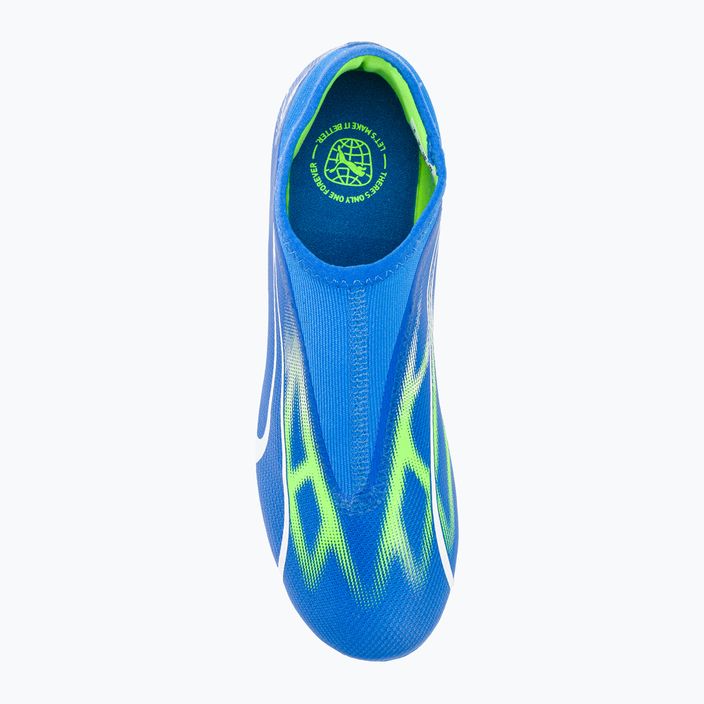 Детски футболни обувки PUMA Ultra Match Ll FG/AG Jr ultra blue/puma white/pro green 6