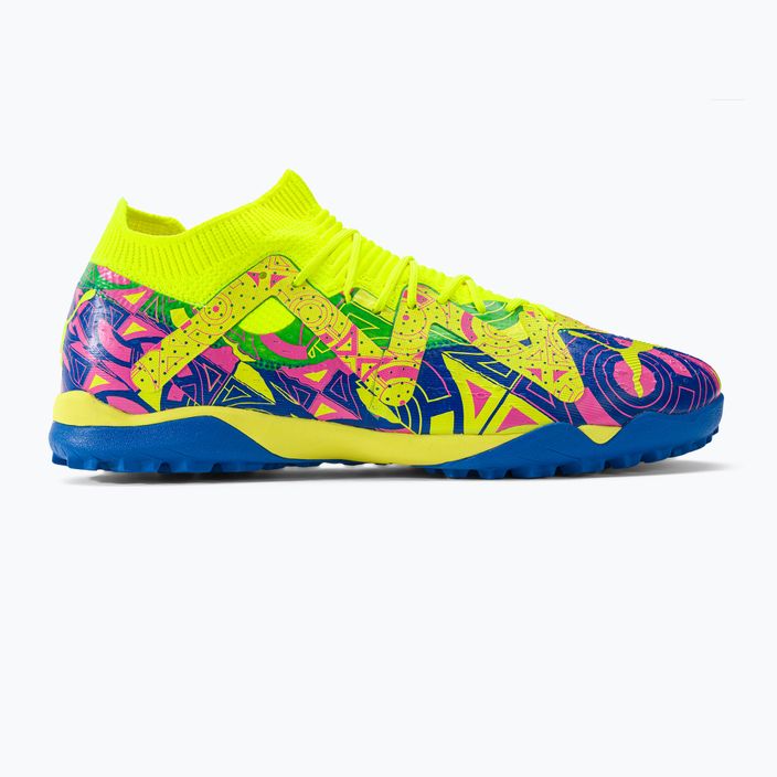 PUMA Future Match Energy TT мъжки футболни обувки ултра синьо/жълто алармено/светло розово 2